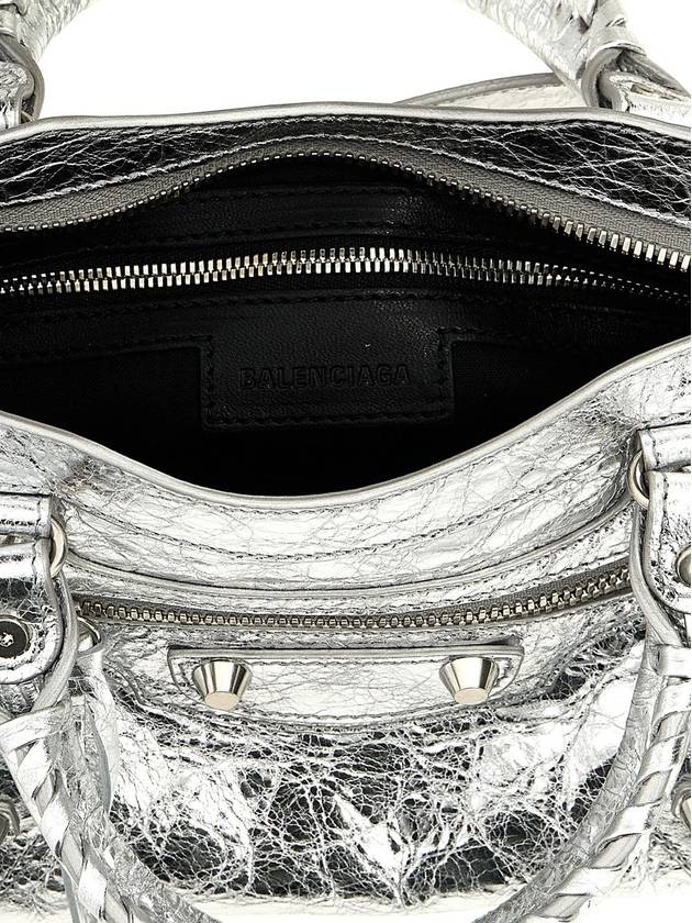 Women s Le City Mini Shoulder Bag Silver - BALENCIAGA - BALAAN 7