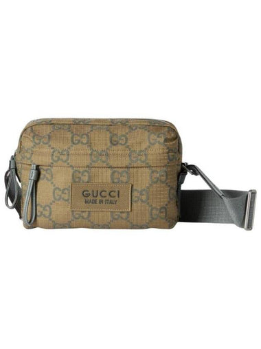 GG Supreme Nylon Cross Bag Mustard Green - GUCCI - BALAAN 1