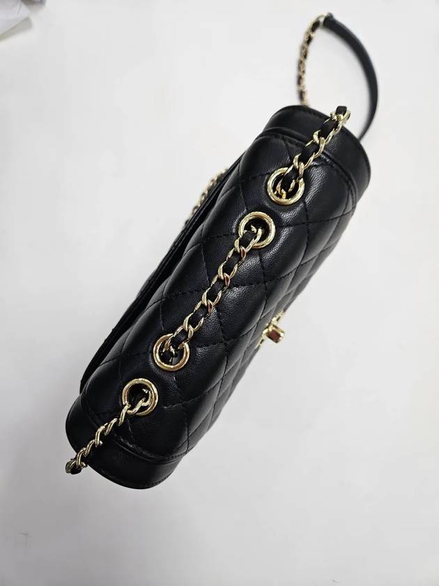 Season Lambskin Black Gold Chain Flap Bag 26th A57895 - CHANEL - BALAAN 5