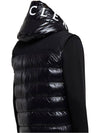 Men's Genichi Logo Patch Padded Vest Black - MONCLER - BALAAN 6