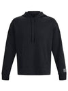 Summit Knit Hoodie Black - UNDER ARMOUR - BALAAN 2