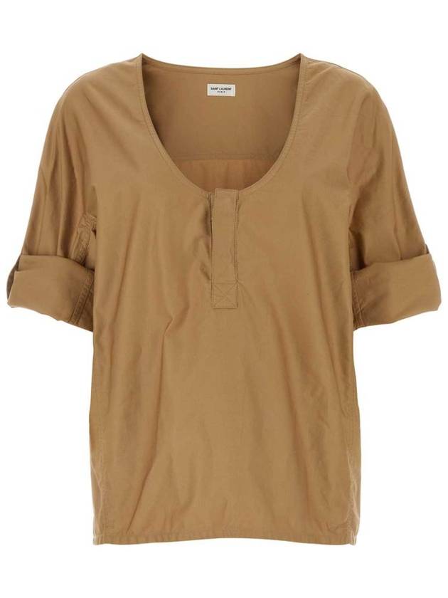 Shirt 547735 790080 Y7I17 2495 Beige - SAINT LAURENT - BALAAN 2