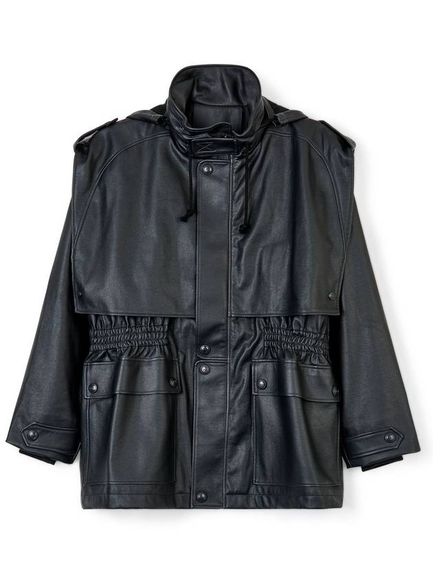 Leather Coat Black GR03C0020001 - GOSHA RUBCHINSKIY - BALAAN 7