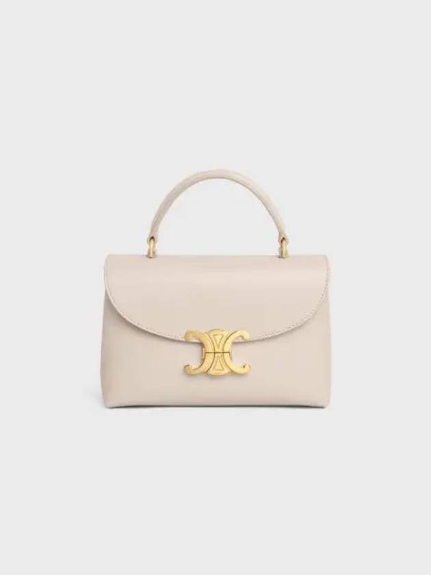 Teen Nino Shiny Calfskin Cross Bag Pale Beige - CELINE - BALAAN 2