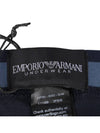 All Over Logo Elastic Band Cotton Trunk Briefs Navy - EMPORIO ARMANI - BALAAN 10