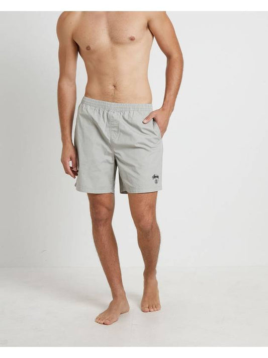 Men's Basic Stock Beach Shorts Stone - STUSSY - BALAAN 2