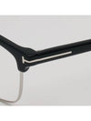 Eyewear Half Rim Eyeglasses Black Silver - TOM FORD - BALAAN 6