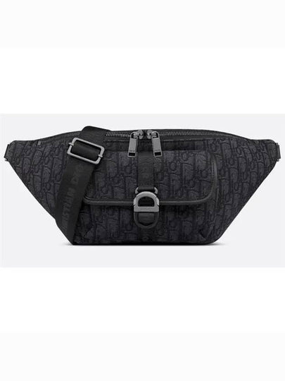 Oblique Jacquard 8 Belt Bag Black - DIOR - BALAAN 2