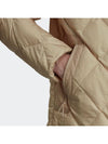 Oversized lightweight padded jacket HL9207 beige MENS - ADIDAS - BALAAN 6