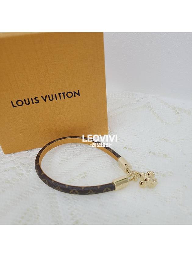 Vivienne Charm Bracelet Gold Brown - LOUIS VUITTON - BALAAN 7