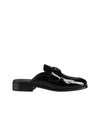 Patent Leather Mule Black - PRADA - BALAAN 1