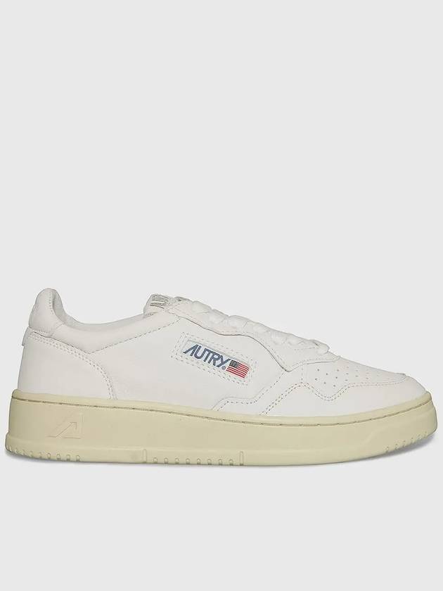 Medalist Goatskin Low Top Sneakers White - AUTRY - BALAAN 3