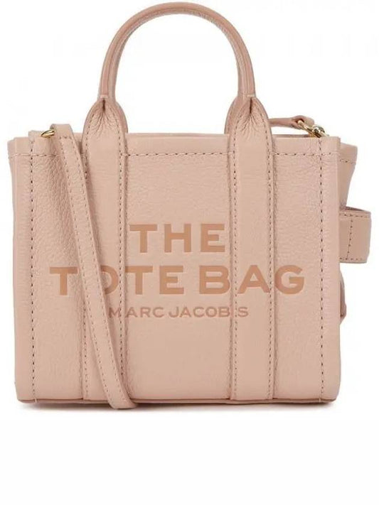 Mini Micro Leather Tote Bag Rose - MARC JACOBS - BALAAN 2