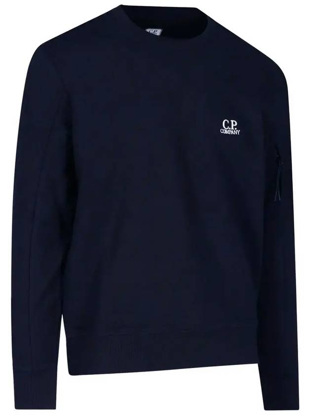 Diagonal Raised Sweatshirt Navy - CP COMPANY - BALAAN 5