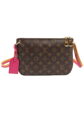 Monogram Canvas Fuchsia Malone Lorette Small Cross Bag M44053 - LOUIS VUITTON - BALAAN 1