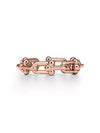 Tiffany HardWearMicro Link Ring Rose Gold - TIFFANY & CO. - BALAAN 3