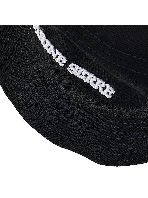 Logo embroidered bucket hat UHG030 BK99 - MARINE SERRE - BALAAN 7