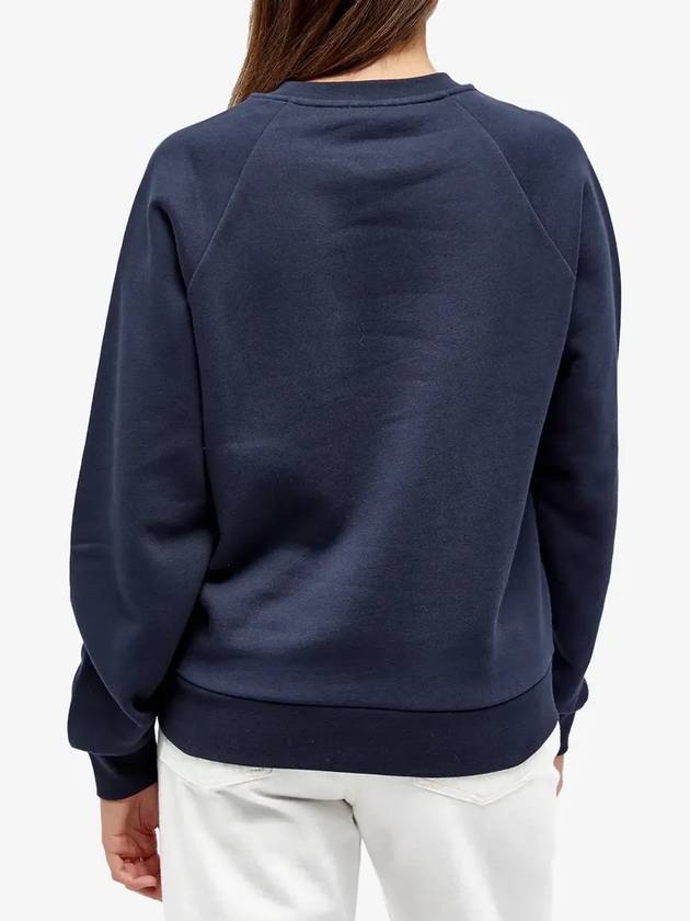 Logo Patch Crewneck Sweatshirt Navy - A.P.C. - BALAAN 3