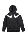 Sportswear Swoosh Fleece Pullover Hoodie Black - NIKE - BALAAN 1