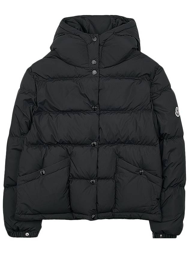 Ebre Logo Down Short Padding Black - MONCLER - BALAAN 2