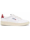 Medalist Red Tab Low Top Sneakers White - AUTRY - BALAAN 3