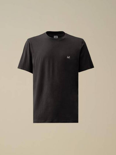 30/1 Jersey Back Goggle Short Sleeve T-Shirt Black - CP COMPANY - BALAAN 2