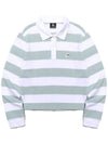 Striped collar sweatshirt MINT - 20THHOLE - BALAAN 2