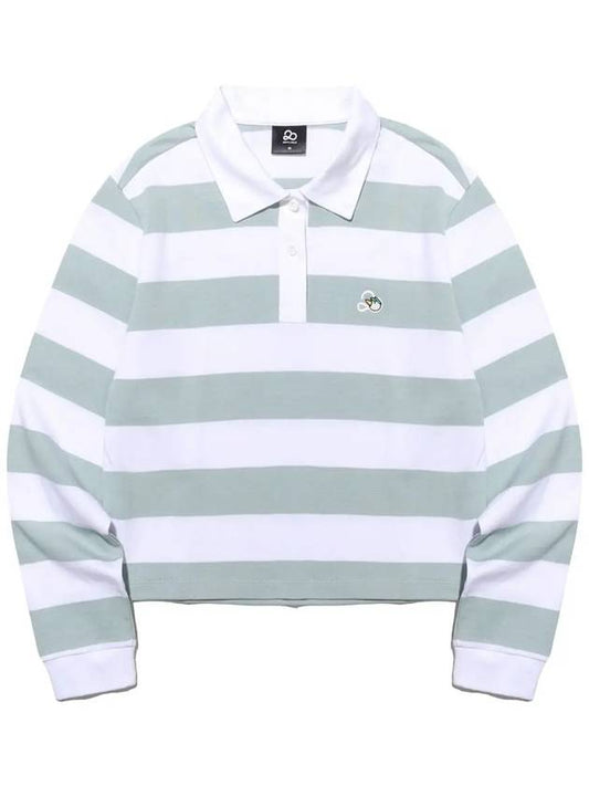 Striped collar sweatshirt MINT - 20THHOLE - BALAAN 2