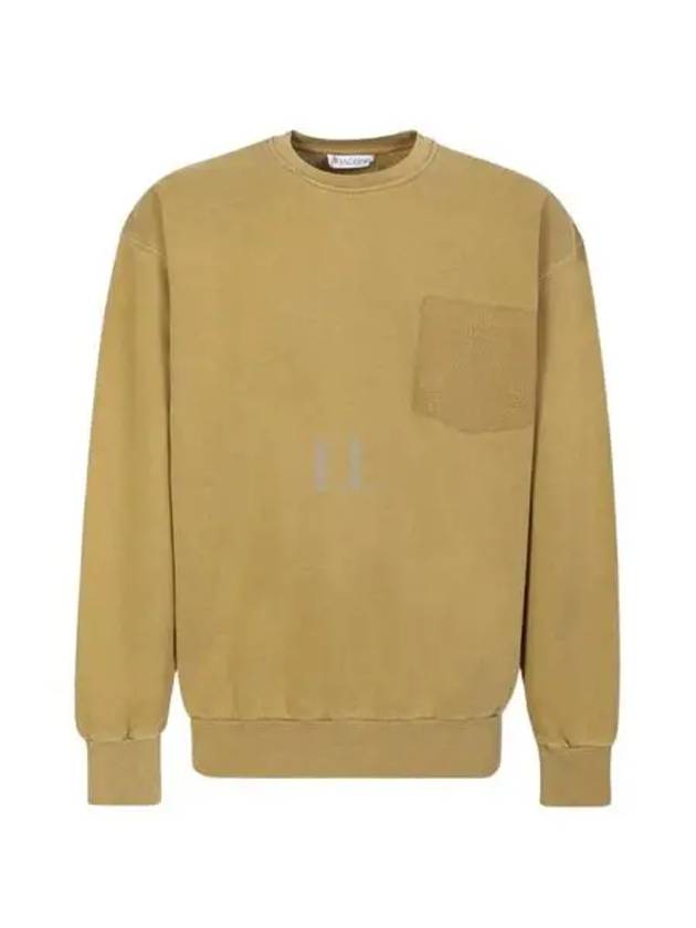 Pocket Cotton Sweatshirt Mustard - JW ANDERSON - BALAAN 2