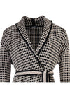 Women s Mirage Check Cotton Cardigan 003 - MAX MARA - BALAAN 4