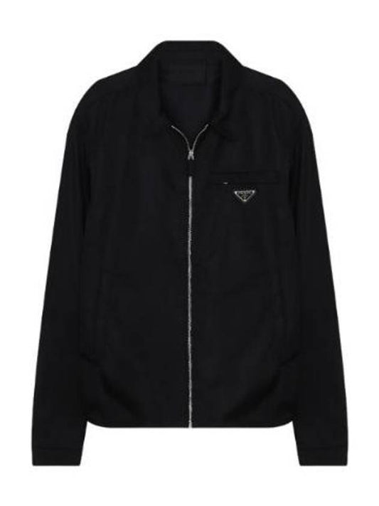 Jacket Re nylon triangle logo blouson - PRADA - BALAAN 1