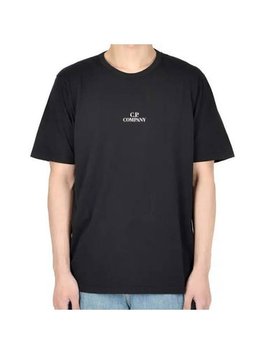 30/1 Jersey Graphic Short Sleeve T-Shirt Black - CP COMPANY - BALAAN 1