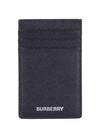 Grainy Leather Card Wallet Navy - BURBERRY - BALAAN 2