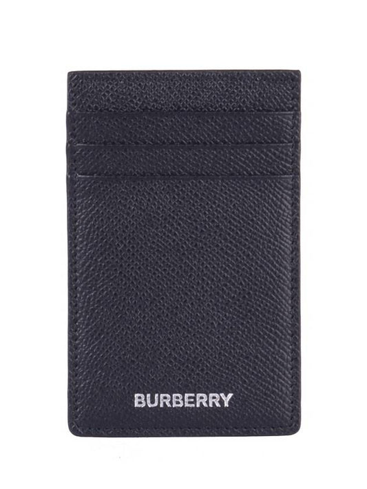 Grainy Leather Card Wallet Navy - BURBERRY - BALAAN 2