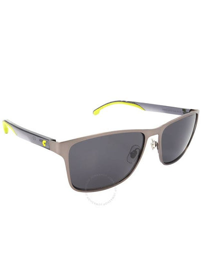 Carrera Grey Rectangular Unisex Sunglasses CARRERA 2037T/S 0R80/IR 55 - CARRERA - BALAAN 2