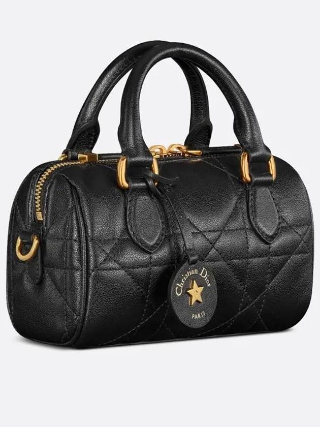 Groove 16 Macrocannage Calfskin Mini Bag Black - DIOR - BALAAN 3