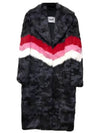 18FW color combination camo rabbit fur jacket 2541MDC12 184759 98 - MSGM - BALAAN 1