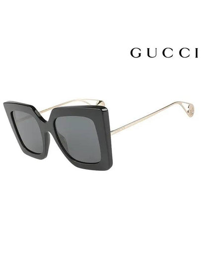 Eyewear Square Sunglasses Black - GUCCI - BALAAN 2