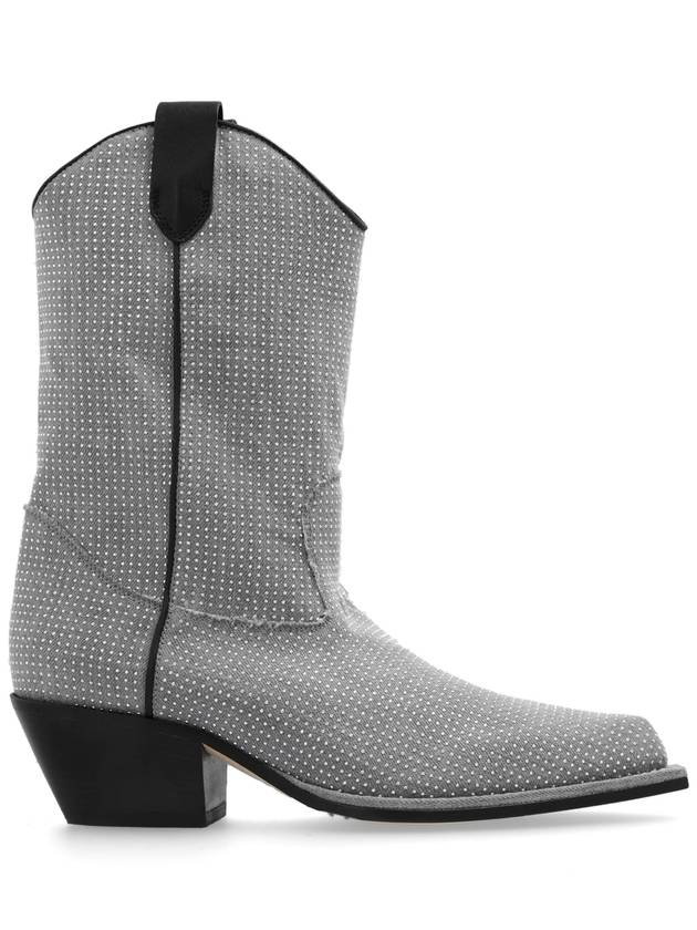 Vic Matie Heeled Ankle Boots, Women's, Grey - VIC MATIE - BALAAN 1