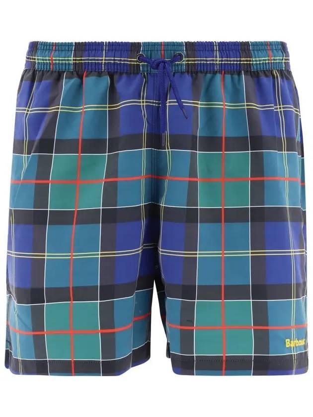 tartan check swim shorts - BARBOUR - BALAAN.