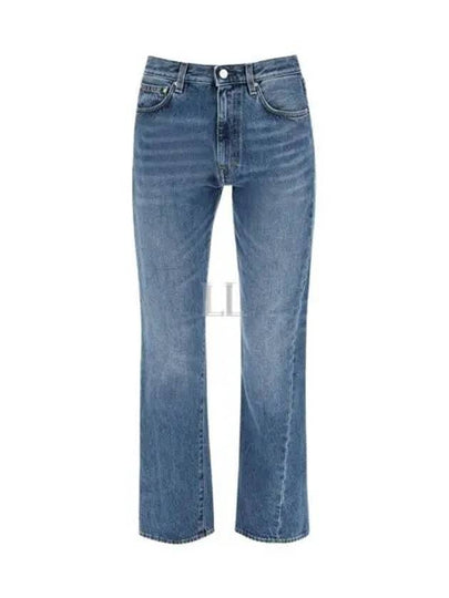 Women's Twisted Seam Straight Jeans Blue - TOTEME - BALAAN 2