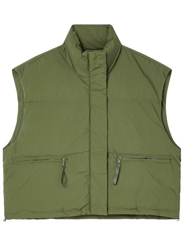 Semi overfit string down vest Green - THE GREEN LAB - BALAAN 7