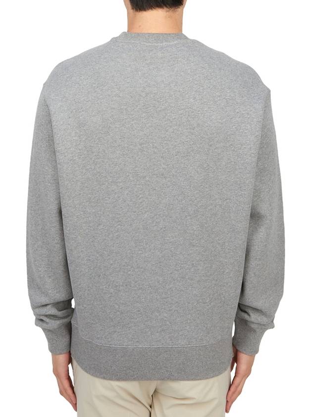 Bold Fox Head Cotton Sweatshirt Grey - MAISON KITSUNE - BALAAN 4