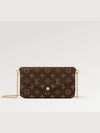 Felicie Pochette Monogram Shoulder Bag Fuchsia Brown - LOUIS VUITTON - BALAAN 2