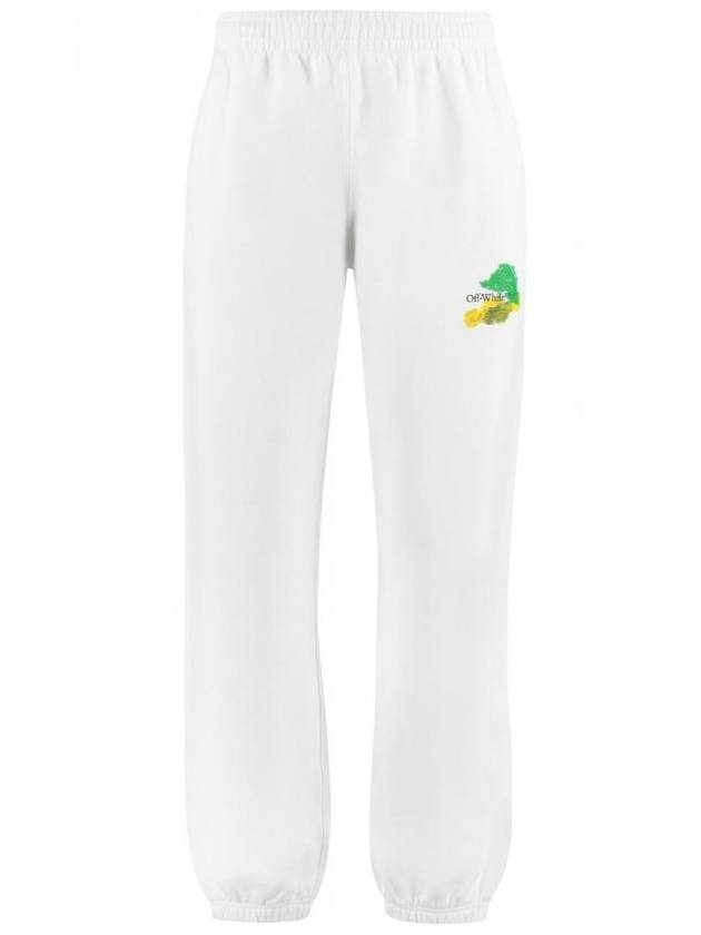 Men's Brush Arrow Track Pants White - OFF WHITE - BALAAN 1