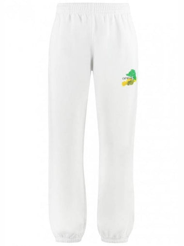 Men's Brush Arrow Track Pants White - OFF WHITE - BALAAN 1