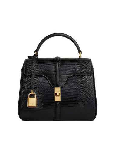 16 Lizard Mini Bag Black - CELINE - BALAAN 1