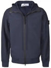 Wappen Patch Soft Shell Hooded Jacket Navy - STONE ISLAND - BALAAN 2