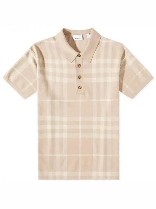 Wellman Merino Check Polo Soft Phone 8068482 1225454 - BURBERRY - BALAAN 1