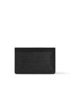 Epi Logo Leather 1-stage Card Wallet Black - LOUIS VUITTON - BALAAN 2